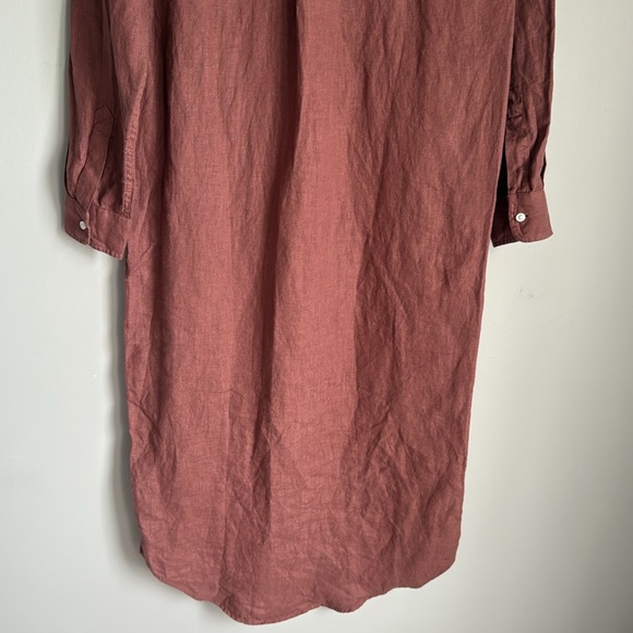 Frank & Eileen | Rory Linen MIDI Dress | Rose | XXS - Picture 7 of 11